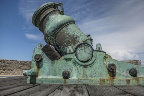 Cannon on Castillo de San Marcos in St. Augustine