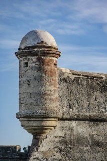 Tower of Castillo de San Marcos in St. Augustine