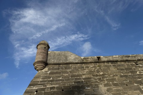 Tower of Castillo de San Marcos in St. Augustine