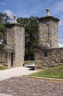 Old city gates of St. Augustine