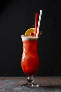 Tequila sunrise cocktail