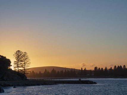 Victor Harbor at sunset in South Australia, Australia