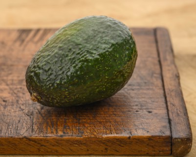 Avocados on cutting board