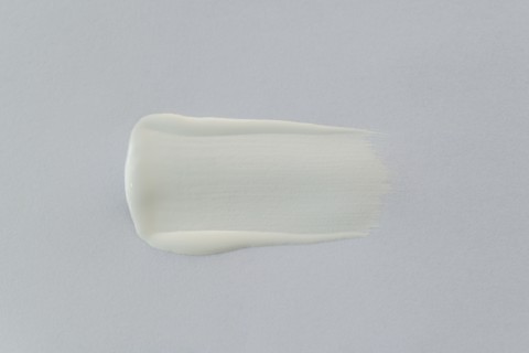 White brushstroke on paper