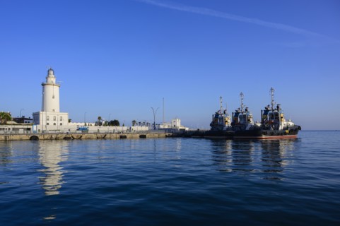 Port of Malaga in Malaga, Spain