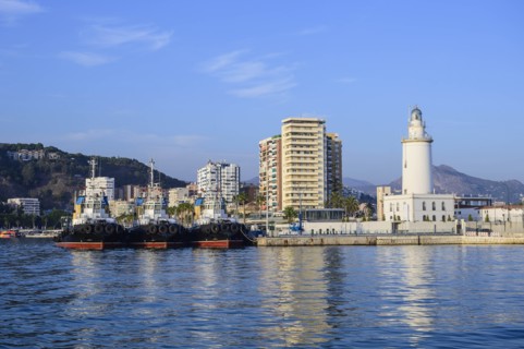 Port of Malaga in Malaga, Spain