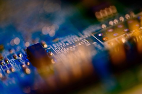 Close-up of circuit board