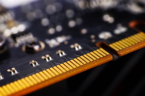 Close-up of circuit board