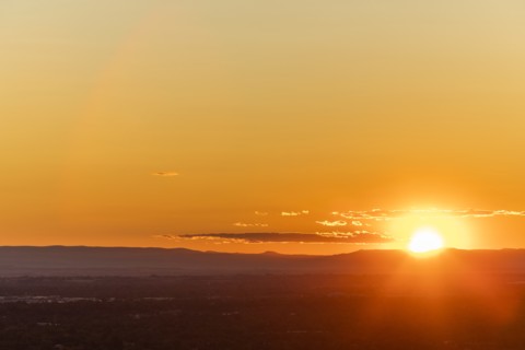 Sunset over Treasure Valley
