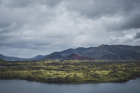 Mountains by sea in Snufellsnes, Iceland