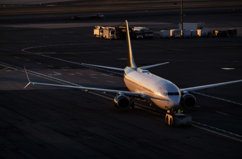 Airplane on runway