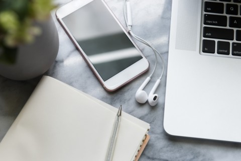 Smart phone, laptop, and note pad
