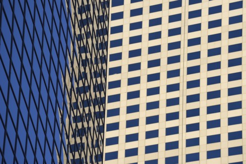 Windows of skyscraper in Denver, Colorado