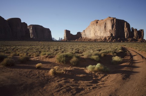 Rock formation in Monument Valley, Arizona