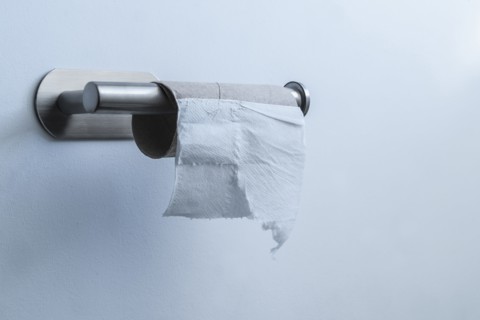 Out of toilet paper