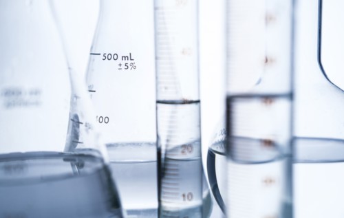 Water in beakers