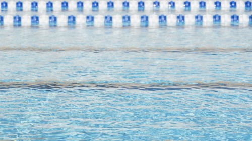 Lanes in swimming pool
