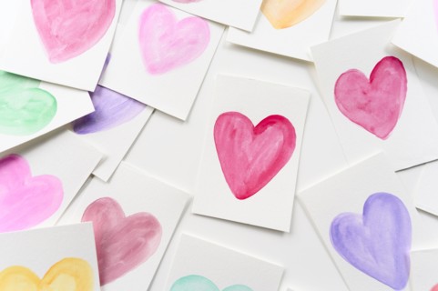 Homemade Valentine cards
