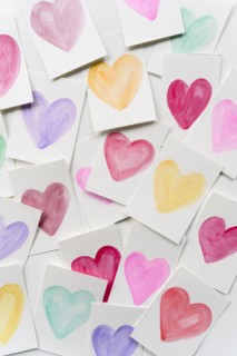 Homemade Valentine cards