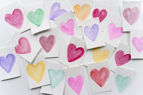 Homemade Valentine cards