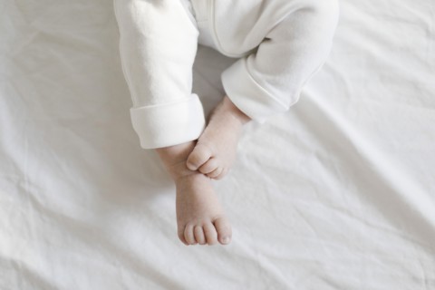Feet of baby boy (2-5 months)