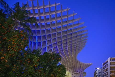 Spain, Seville, Metropol Parasol, Metropol Parasol in Plaza De La Encarnacion