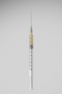 Studio shot of Corona virus vaccine