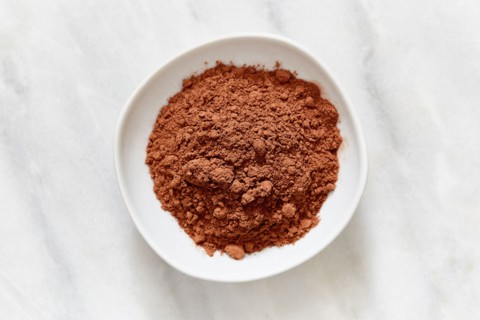 Cocoa powder in bowl