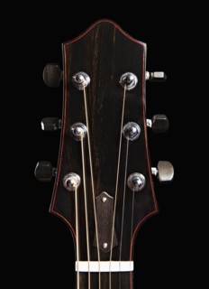 Close up of classical guitar - headstock