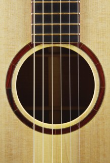 Close-up of classical guitar