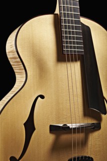 Close-up of classical guitar