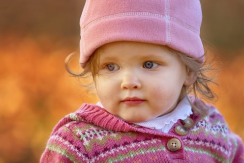 Portrait of baby girl