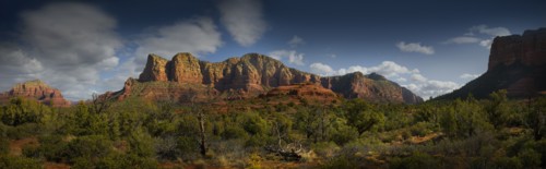 USA, Arizona, Sedona, Landscape with rock formations