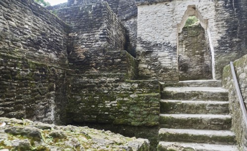 Belize, View of ancient ruins