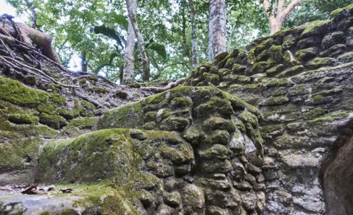 Belize, View of ancient ruins