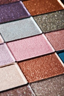 Glitter eyeshadow palette