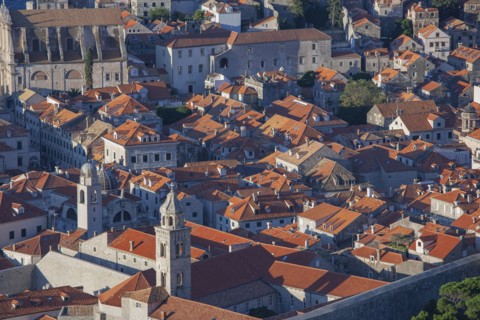 Croatia, Dubrovnik, Old town architecture