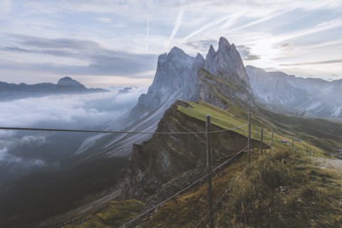 Italy, Dolomite Alps, Seceda mountain