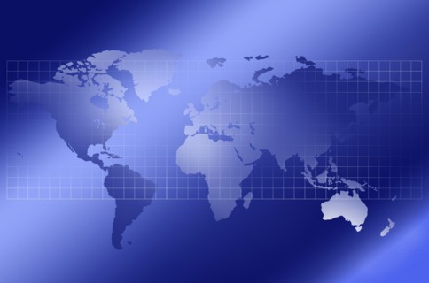 World map with grid on top,,
