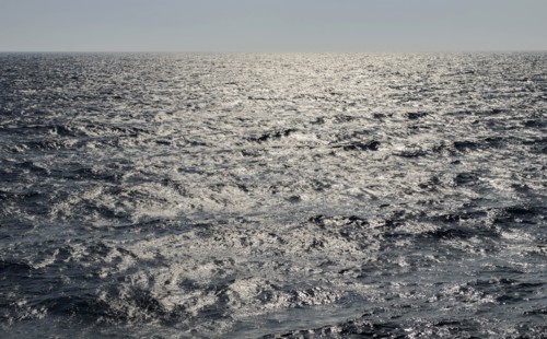 Smooth surface of Mediterranean Sea