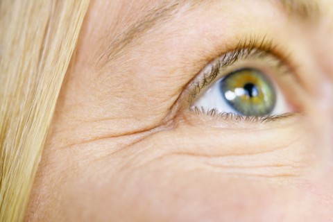 Close up of woman's eye