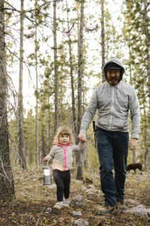 Father with daughter