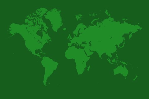 Green World map