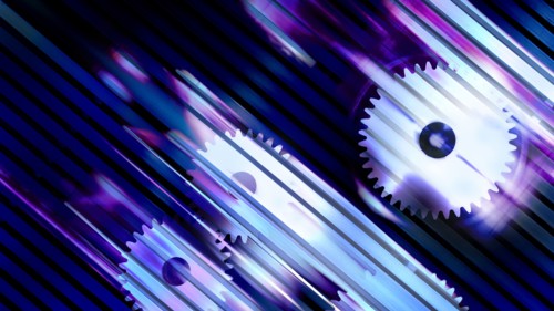 Abstract image of cog wheels