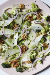 Close-up of fresh salad on plate