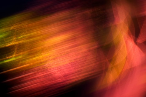 Abstract red and orange lights