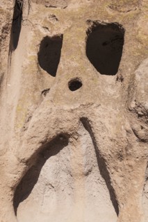 Cliff dwellings in Bandelier National Monument
