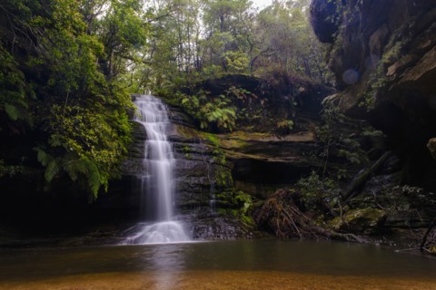 Waterfall in Blue Mountains National Park