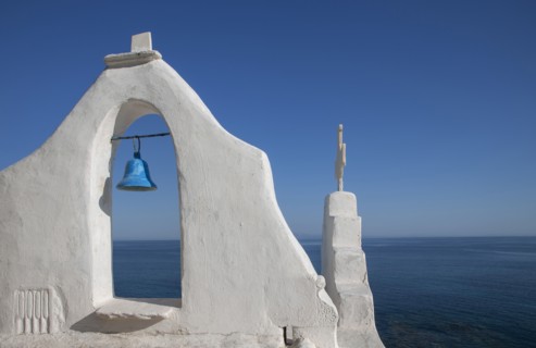 Bell tower of Paraportiani Orthodox Church