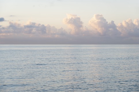 Clouds over sea